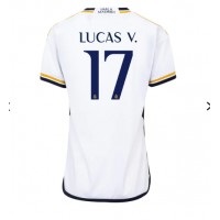 Koszulka piłkarska Real Madrid Lucas Vazquez #17 Strój Domowy dla kobiety 2023-24 tanio Krótki Rękaw